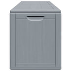 Garten-Aufbewahrungsbox 270 L Grau PP-Holzoptik