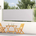 Seitenmarkise Ausziehbar 117x600 cm Grau