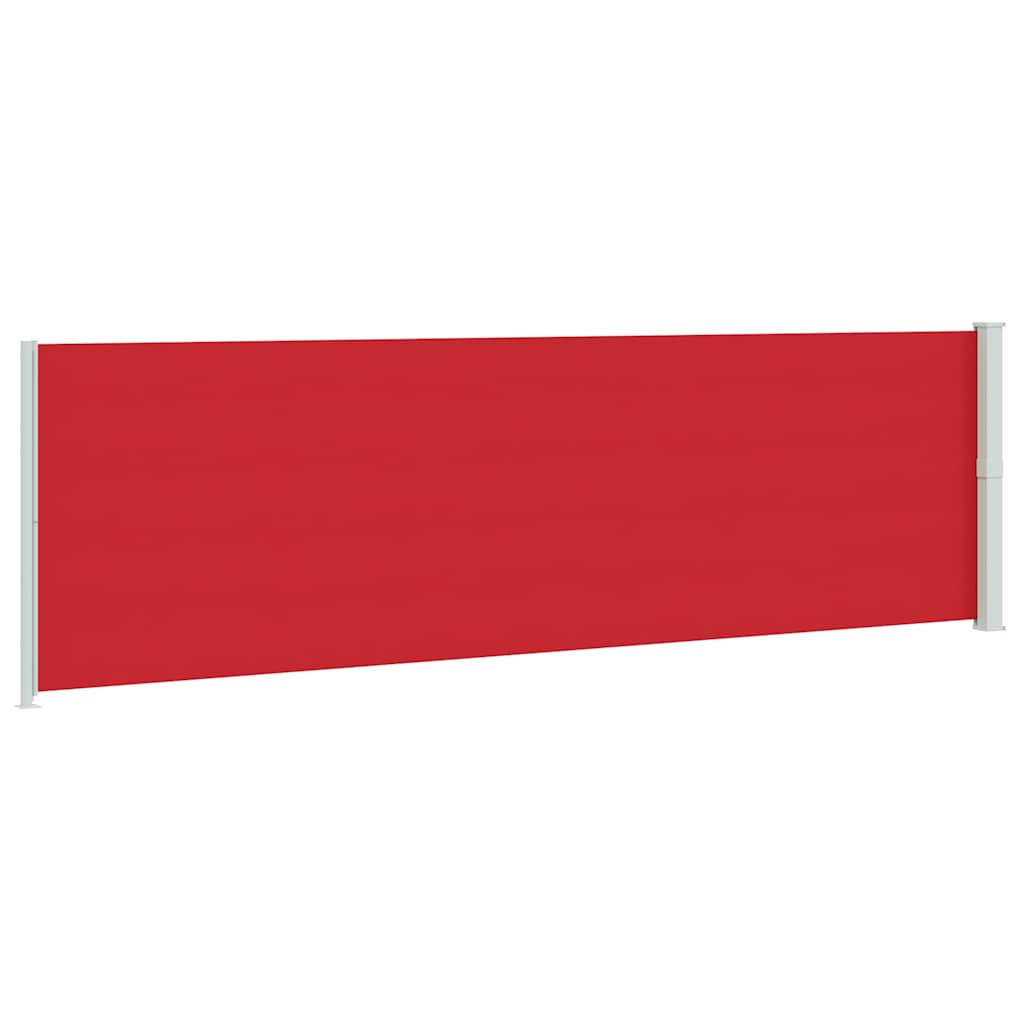 Seitenmarkise Ausziehbar 180x600 cm Rot
