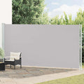Seitenmarkise Ausziehbar 200x600 cm Grau