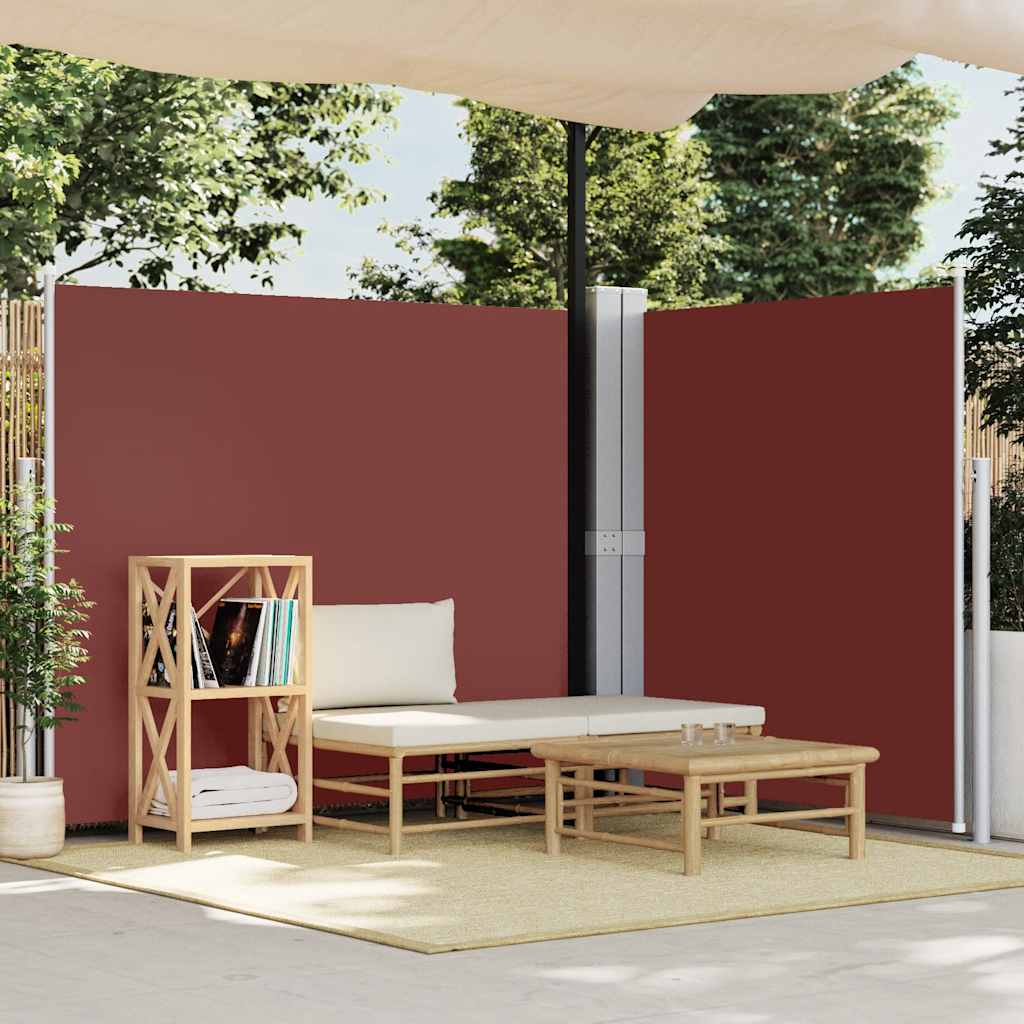 Seitenmarkise Ausziehbar Braun 180x600 cm