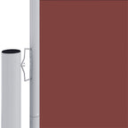Seitenmarkise Ausziehbar Braun 160x1000 cm