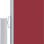 Seitenmarkise Ausziehbar Rot 160x1000 cm