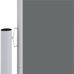 Seitenmarkise Ausziehbar Anthrazit 200x1000 cm