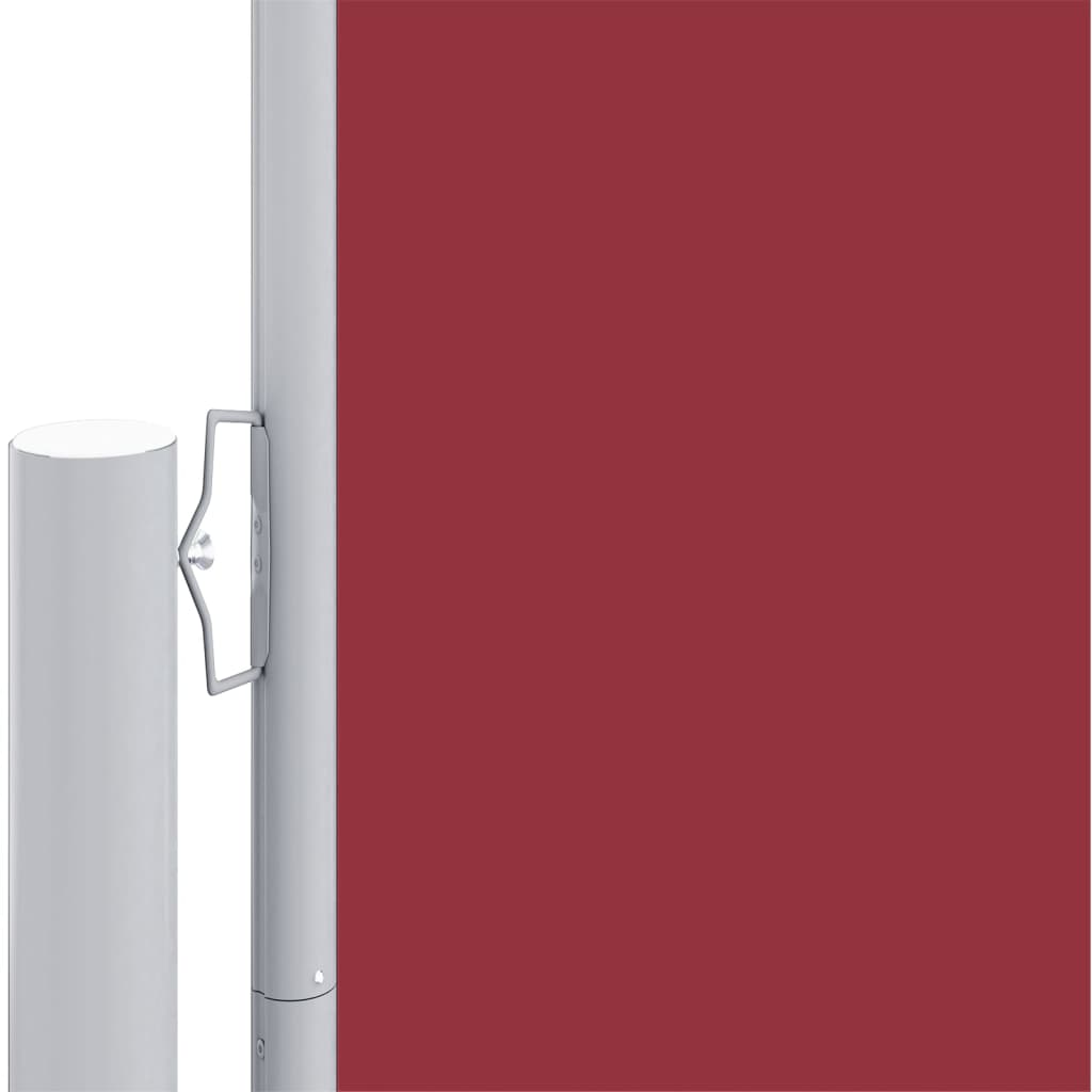 Seitenmarkise Ausziehbar Rot 160x1200 cm