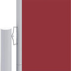 Seitenmarkise Ausziehbar Rot 200x1200 cm