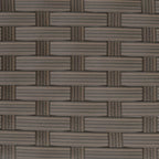 Sofa in L-Form mit Kissen Poly Rattan Braun