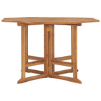 Garten-Esstisch Klappbar 110x110x75 cm Massivholz Teak