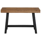 Bank 110 cm Massivholz Teak