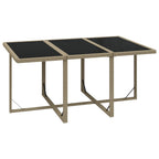 7-tlg. Garten-Essgruppe mit Kissen Poly Rattan Beige
