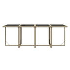 9-tlg. Garten-Essgruppe mit Kissen Poly Rattan Beige