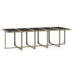 15-tlg. Garten-Essgruppe mit Kissen Poly Rattan Beige