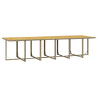 13-tlg. Garten-Essgruppe mit Kissen Poly Rattan Beige