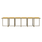 17-tlg. Garten-Essgruppe mit Kissen Poly Rattan Beige