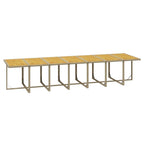 15-tlg. Garten-Essgruppe mit Kissen Beige Poly Rattan