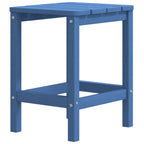 Adirondack-Gartenstuhl mit Tisch HDPE Aquamarin