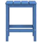 Adirondack-Gartenstühle mit Hocker & Tisch HDPE Aquamarin