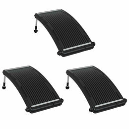 vidaXL Gebogene Solar-Heizpaneele für Pool 3 Stk. 110x65 cm