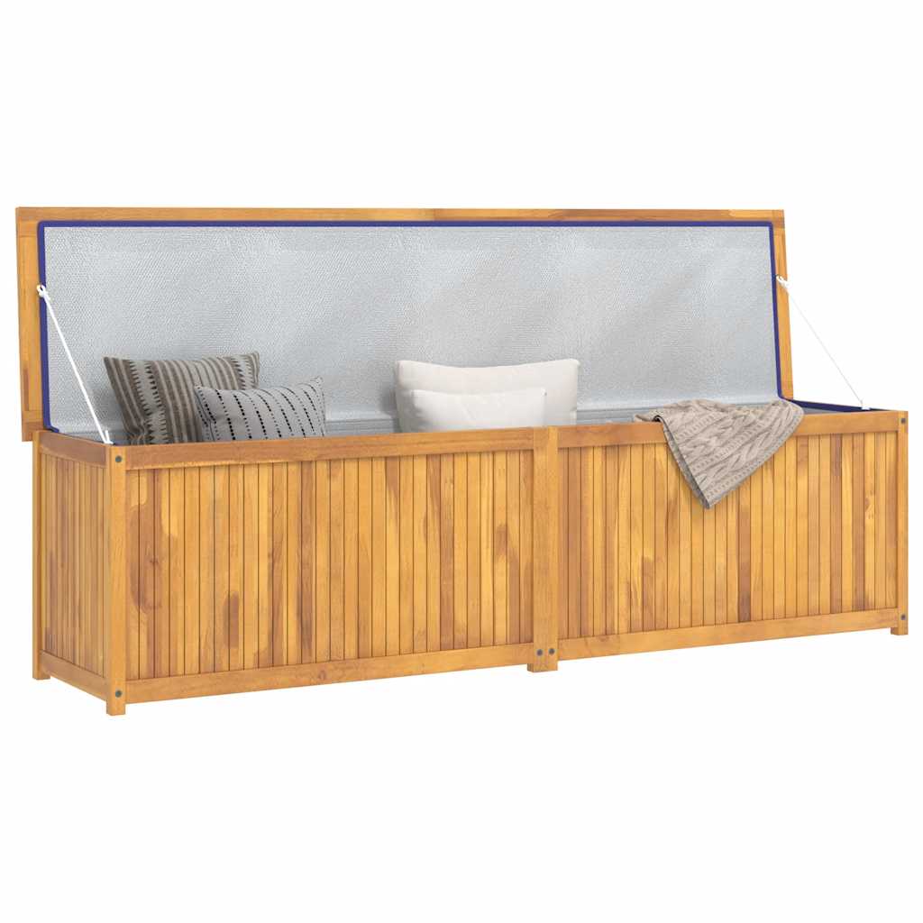 Gartenbox 200x50x55 cm Massivholz Teak