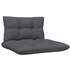 4-Sitzer-Gartensofa mit Anthrazit Kissen Massivholz Kiefer