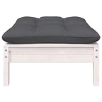9-tlg. Garten-Lounge-Set mit Kissen Kiefer Massivholz