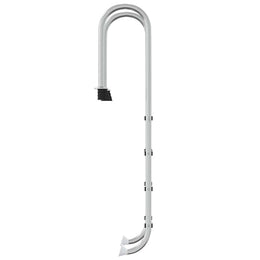vidaXL Pool-Leiter 54x38x184,5 cm Edelstahl 304