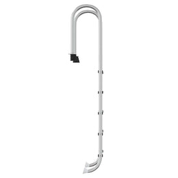 vidaXL Pool-Leiter 54x38x211 cm Edelstahl 304