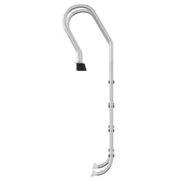 vidaXL Pool-Leiter 54x38x184,5 cm Edelstahl 304