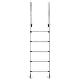 vidaXL Pool-Leiter 54x38x211 cm Edelstahl 304