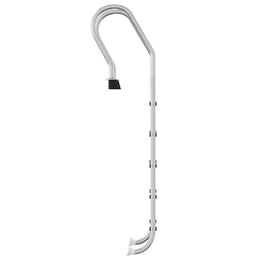 vidaXL Pool-Leiter 54x38x211 cm Edelstahl 304