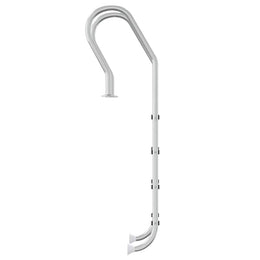 vidaXL Pool-Leiter 54x38x184,5 cm Edelstahl 304