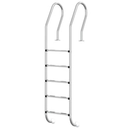 vidaXL Pool-Leiter 54x38x211 cm Edelstahl 304
