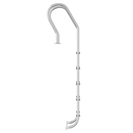 vidaXL Pool-Leiter 54x38x211 cm Edelstahl 304
