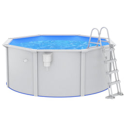 vidaXL Pool mit Sicherheitsleiter 610x360x120 cm