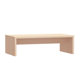 Monitorständer 50x27x15 cm Massivholz