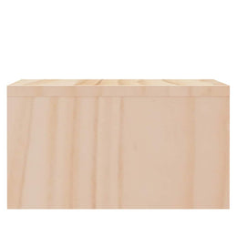 Monitorständer 50x27x15 cm Massivholz