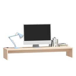 Monitorerhöhung 100 × 27 × 15 cm aus unbehandeltem massivem Kiefernholz (Art.-Nr. 813929)
