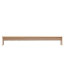Monitorerhöhung 100 × 27 × 15 cm aus unbehandeltem massivem Kiefernholz (Art.-Nr. 813929)