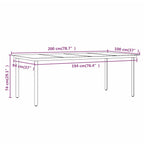 7-tlg. Garten-Essgruppe mit Auflagen Poly Rattan und Glas