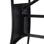 Gartentisch Schwarz 170x80x74 cm Poly Rattan