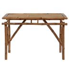 Gartentisch Klappbar 115x50x75 cm Bambus