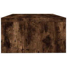 Monitorerhöhung 42 × 24 × 13 cm aus Holzwerkstoff - Räuchereiche
