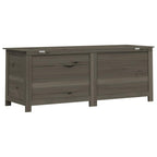 Outdoor-Kissenbox Anthrazit 150x50x56 cm Massivholz Tanne