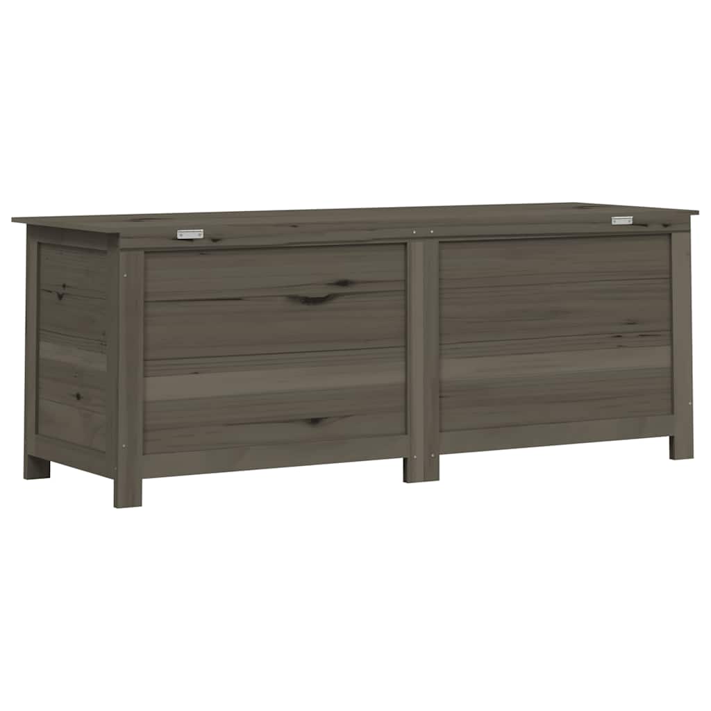 Outdoor-Kissenbox Anthrazit 150x50x56 cm Massivholz Tanne