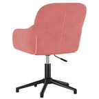 Esszimmerstühle 2 Stk. Drehbar Rosa Samt