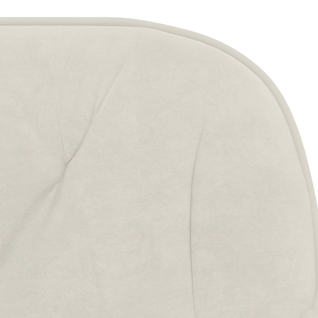 Esszimmerstühle 2 Stk. Drehbar Creme Samt