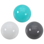 Spieltunnel mit 250 Bällen Grün 175 cm Polyester