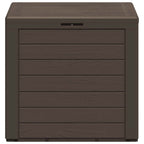 Gartentruhe Braun 58,5x46x55 cm Polypropylen