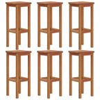 Barhocker 6 Stk. Massivholz Akazie