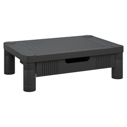 Monitorerhöhung 43 × 30,5 × 13 cm aus HIPS (schlagfestes Polystyrol) - Schwarz